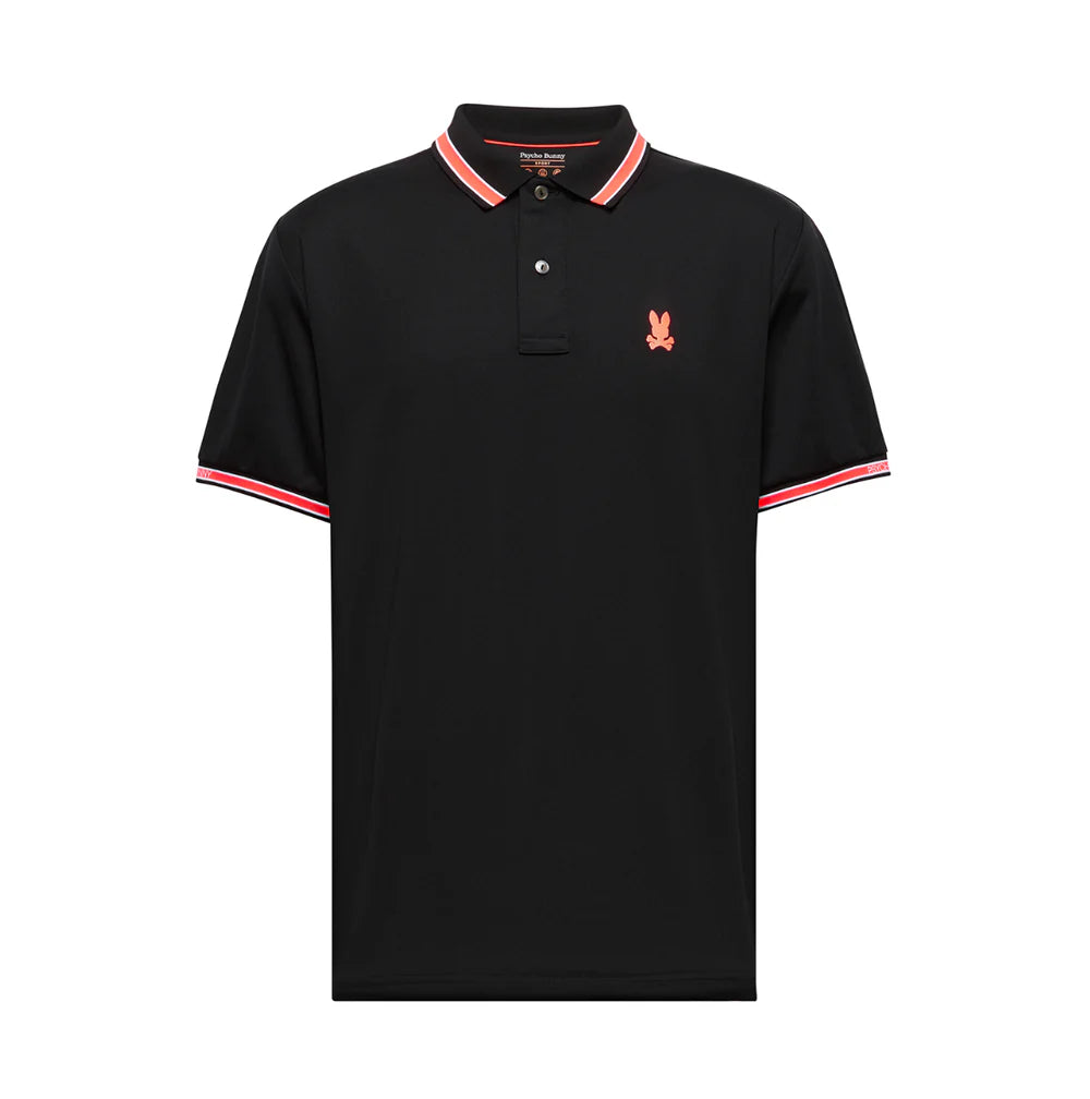 FORREST SPORT PIQUE POLO (BLACK) - PSYCHO BUNNY