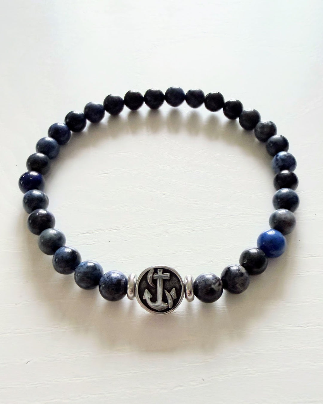 ANCHOR BRACELET - PURPLE LOTUS