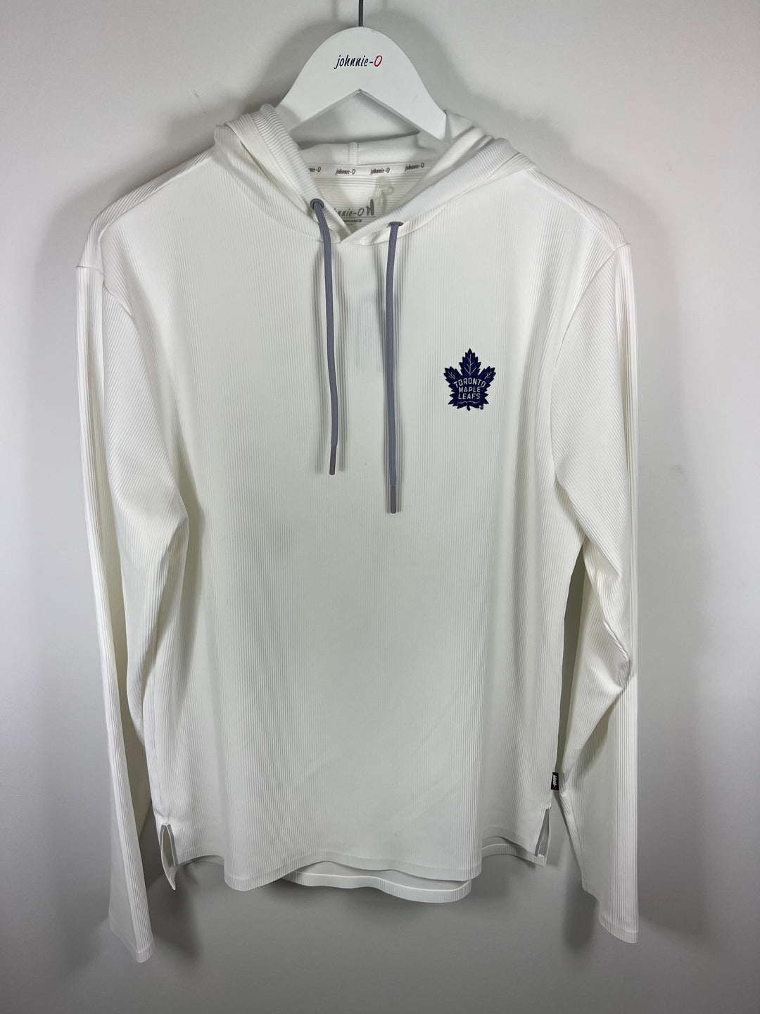 MAPLE LEAFS HOPPIN HOODIE (WHITE) - JOHNNIE-O