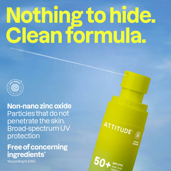FACE & BODY SUNSCREEN SPRAY (SPF 50) - ATTITUDE