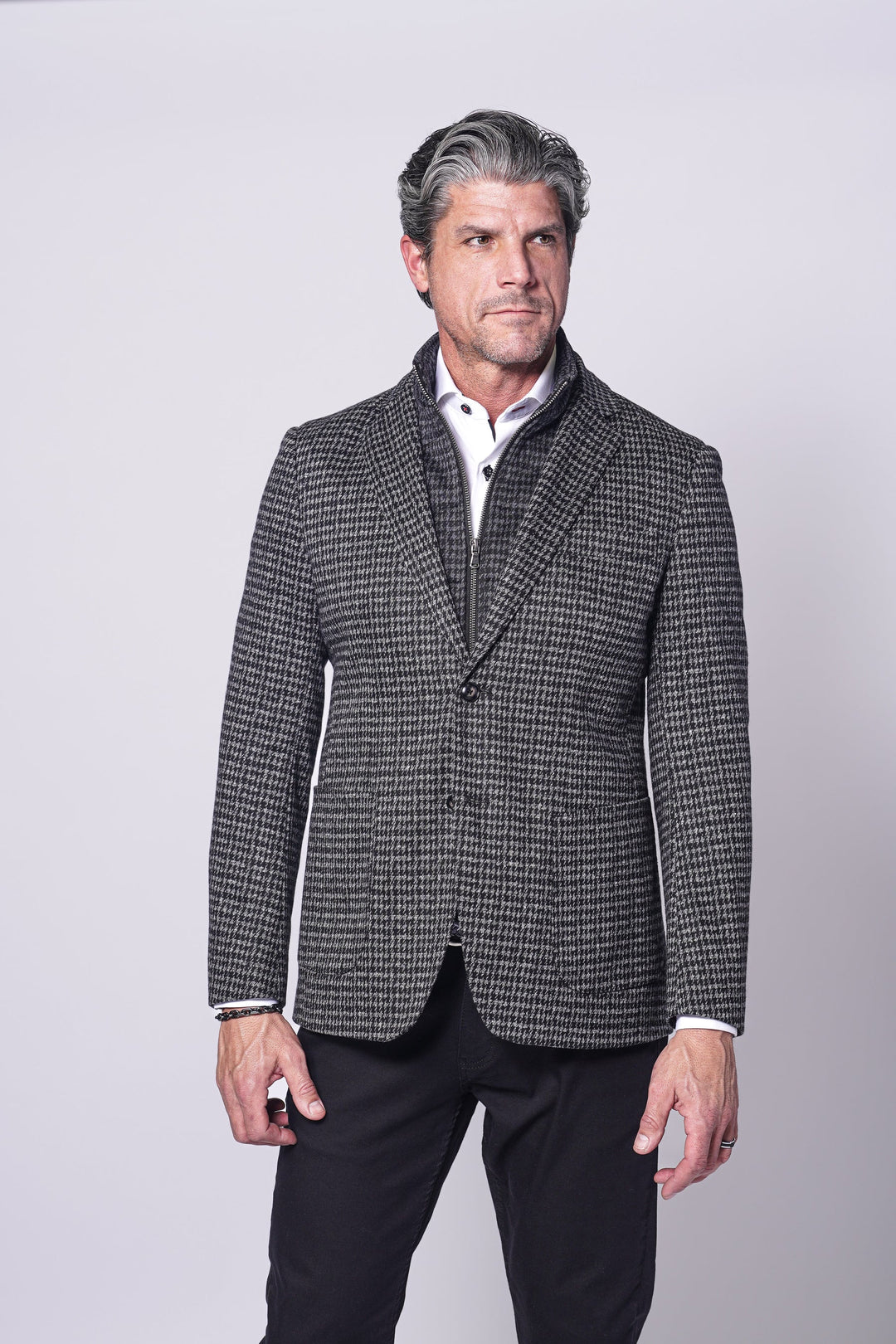 INVERNO BLAZER  (GREY) - 7 DOWNIE