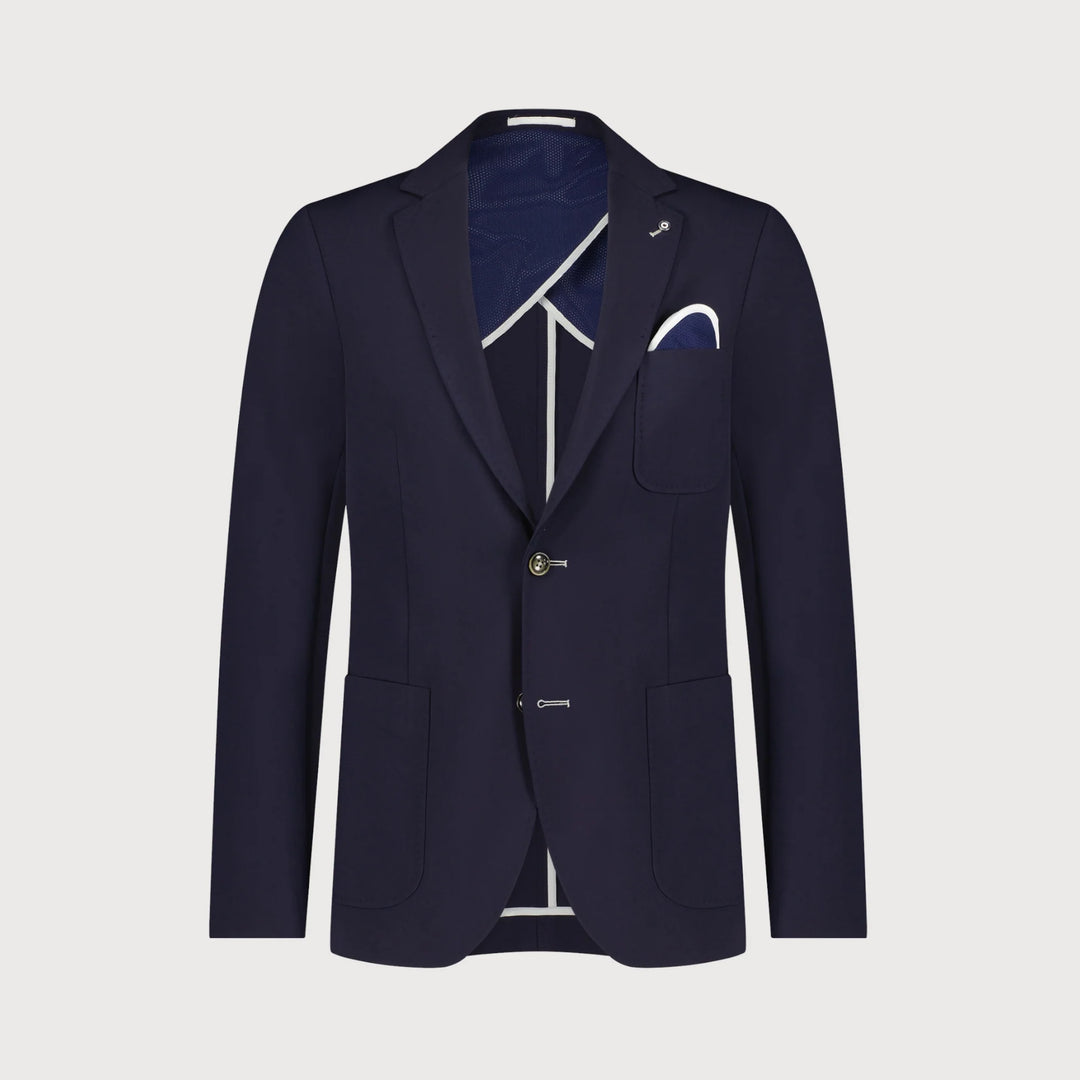 LUXE STRETCH BLAZER (NAVY) - BLUE INDUSTRY