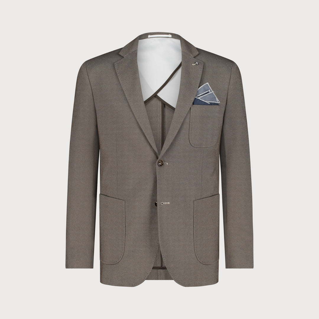 STRETCH BLAZER (BROWN) - BLUE INDUSTRY