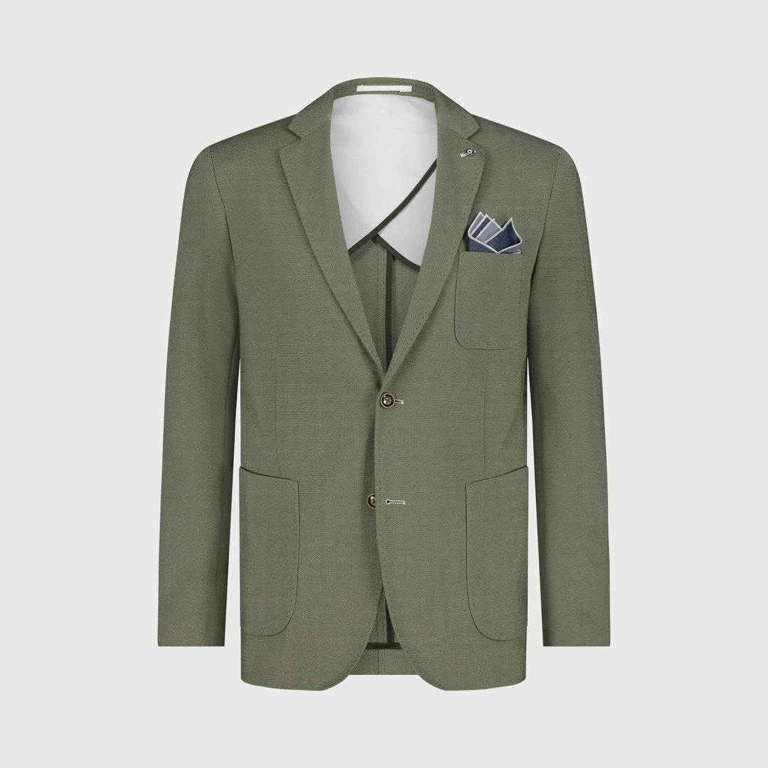 STRETCH BLAZER (GREEN) - BLUE INDUSTRY