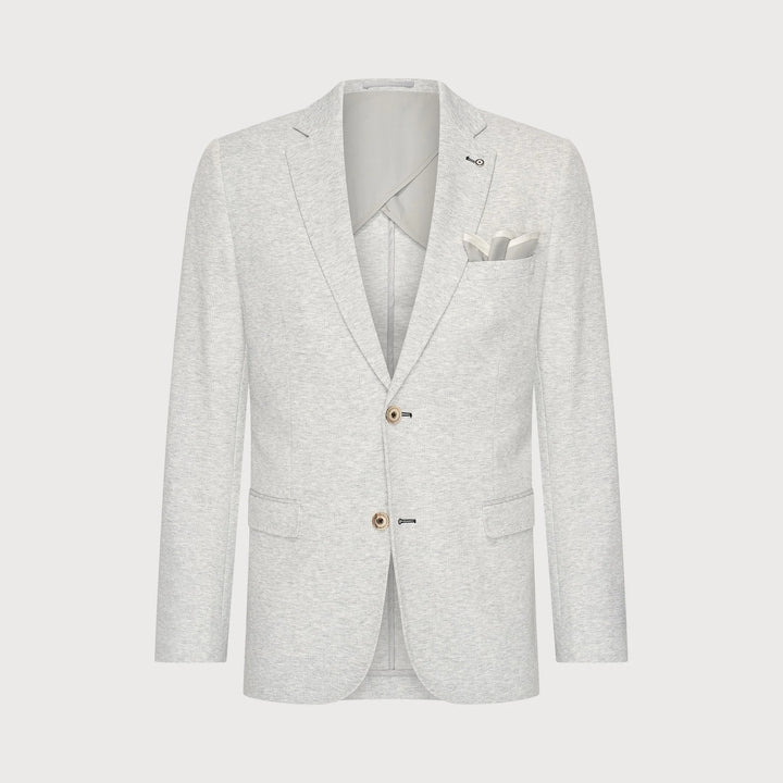 STRETCH BLAZER (GREY CHECK) - BLUE INDUSTRY