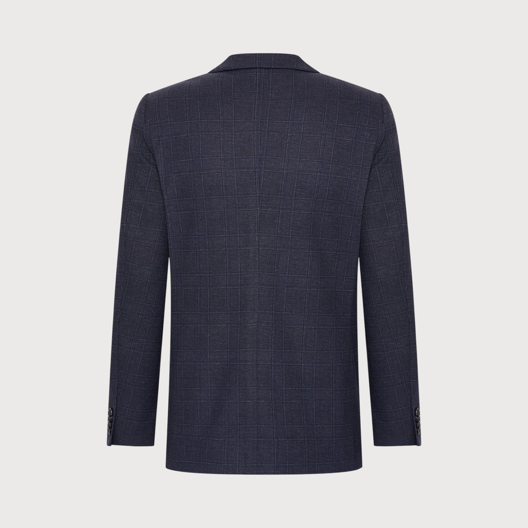 CLEAN CHECK BLAZER (NAVY) - BLUE INDUSTRY
