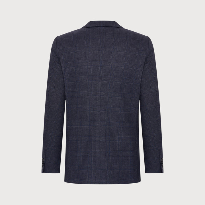 CLEAN CHECK BLAZER (NAVY) - BLUE INDUSTRY
