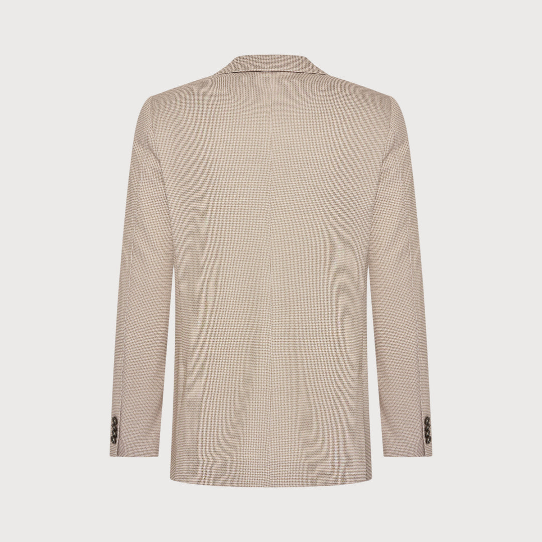 MICRO DOT BLAZER (SAND) - BLUE INDUSTRY