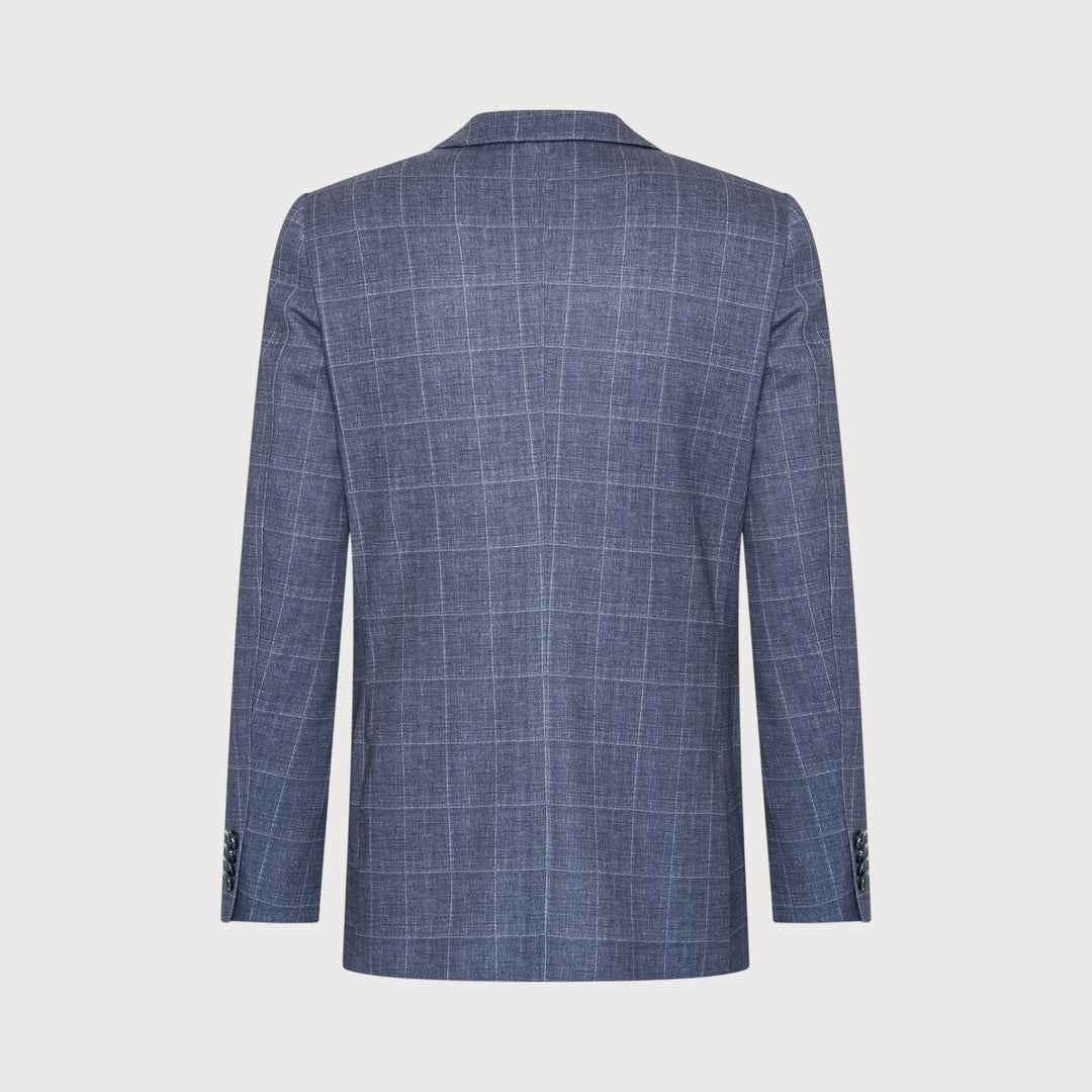 WINDOW PANE BLAZER (NAVY) - BLUE INDUSTRY