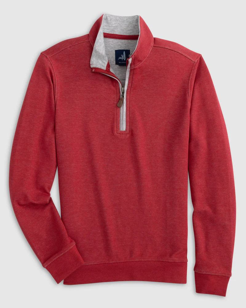 SULLY 1/4 SWEATER (CRIMSON) - JOHNNIE-O