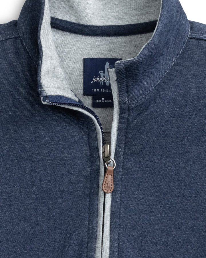 SULLY 1/4 SWEATER (NAVY) - JOHNNIE-O