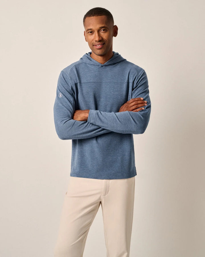 REMMY PERFORMANCE HOODIE (LAKE) - JOHNNIE-O