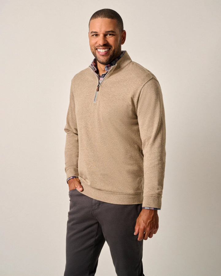 SULLY 1/4 SWEATER (CEDAR) - JOHNNIE-O