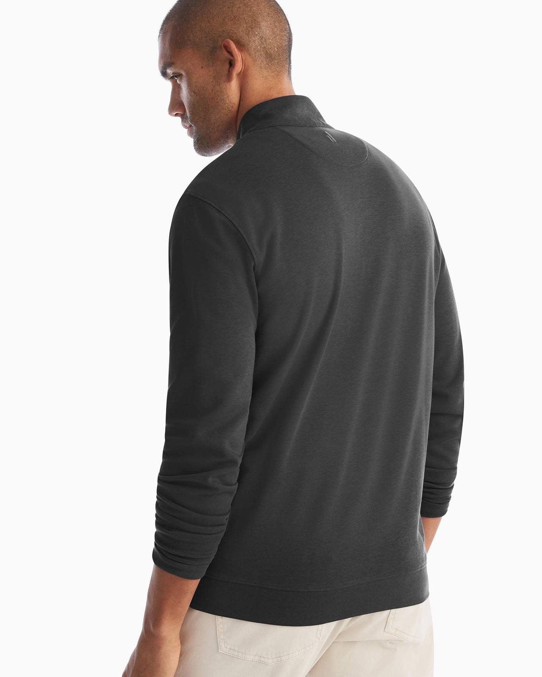 SULLY 1/4 SWEATER (BLACK)- JOHNNIE-O