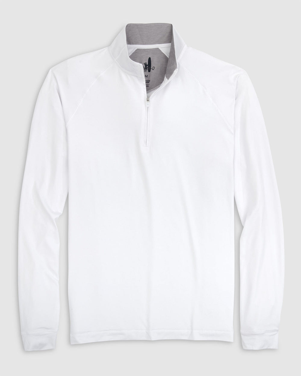 FREEBORNE 1/4 ZIP PULLOVER (WHITE) - JOHNNIE-O
