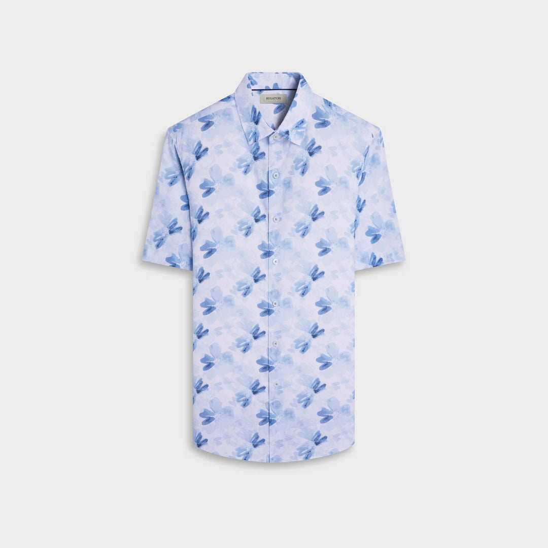 ORSON LINEN SHIRT (BLUE) - BUGATCHI