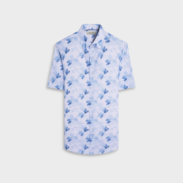 ORSON LINEN SHIRT (BLUE) - BUGATCHI
