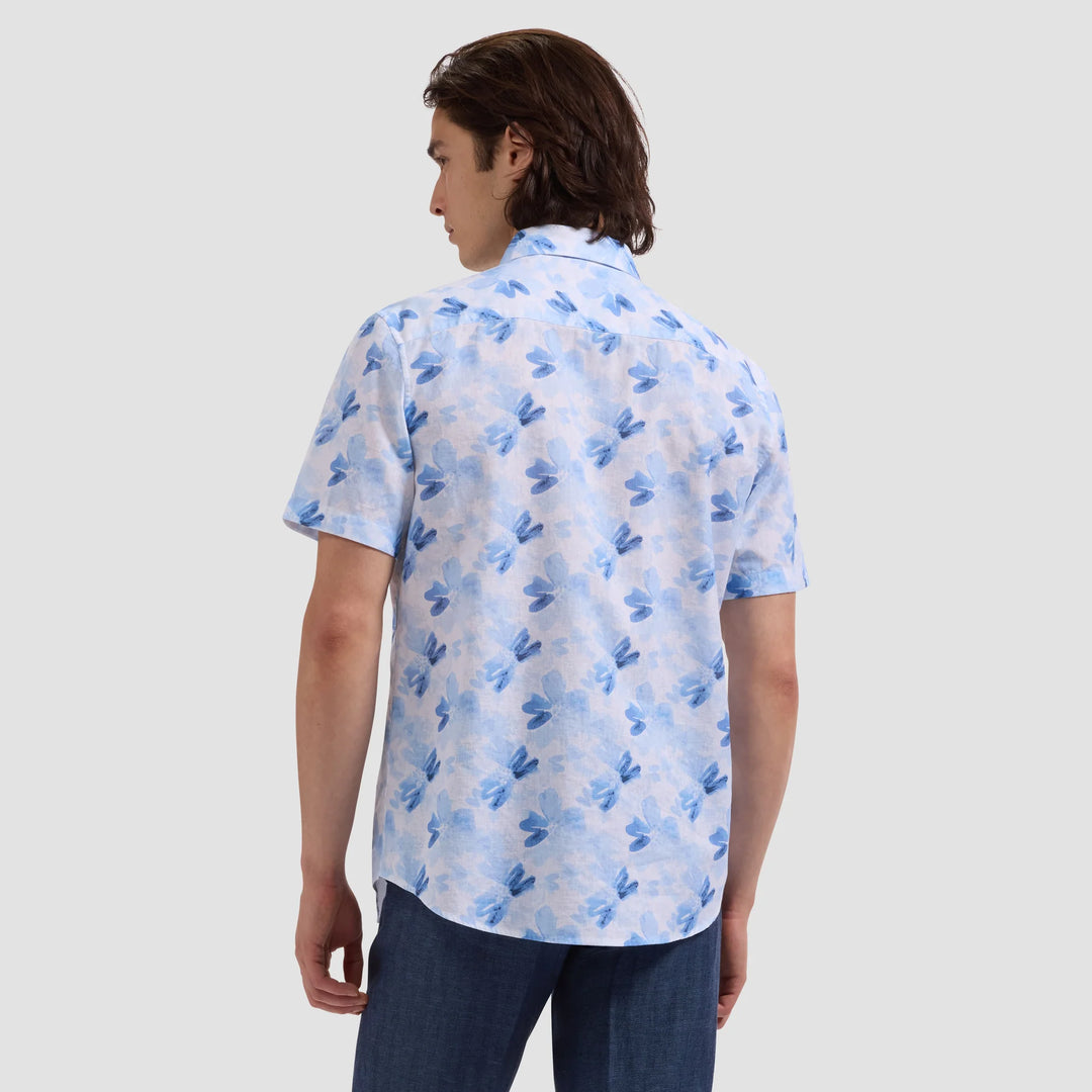ORSON LINEN SHIRT (BLUE) - BUGATCHI