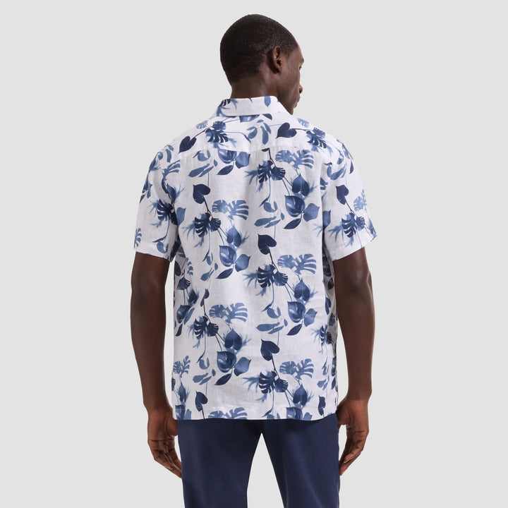 VERO LINEN SHIRT (NAVY) - BUGATCHI