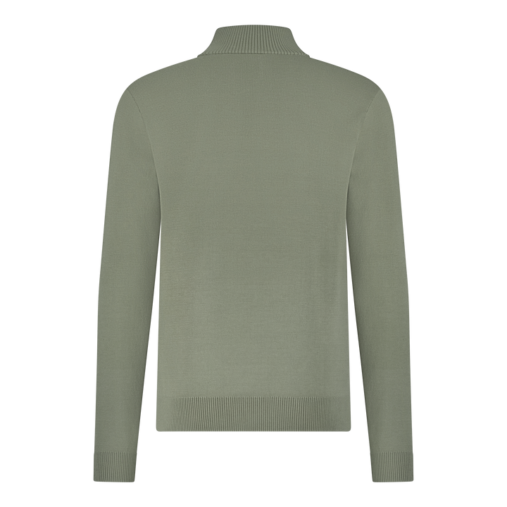 BUTTON SWEATER PULLOVER (KHAKI) - BLUE INDUSTRY