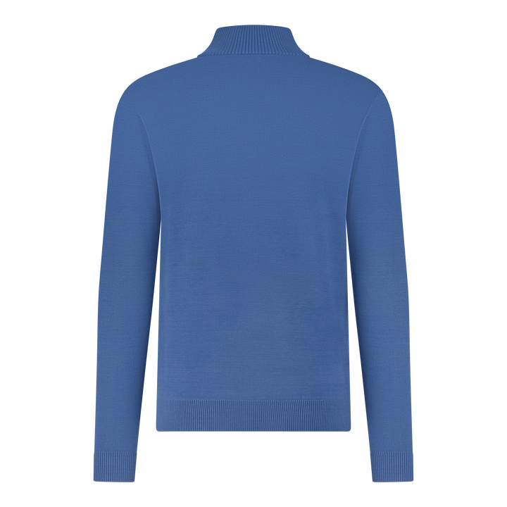 BUTTON SWEATER PULLOVER (BLUE) - BLUE INDUSTRY