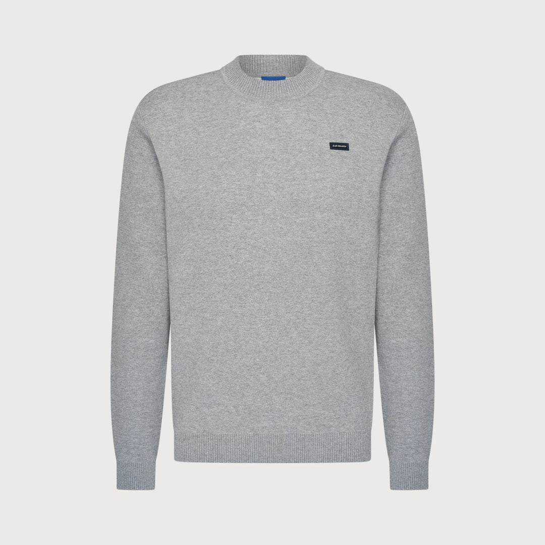 CREWNECK SWEATER (GREY) - BLUE INDUSTRY