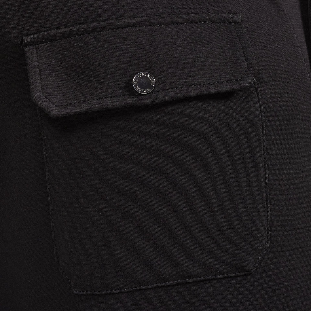 SOFT TOUCH SHIRT JACKET (BLACK) - BUGATCHI