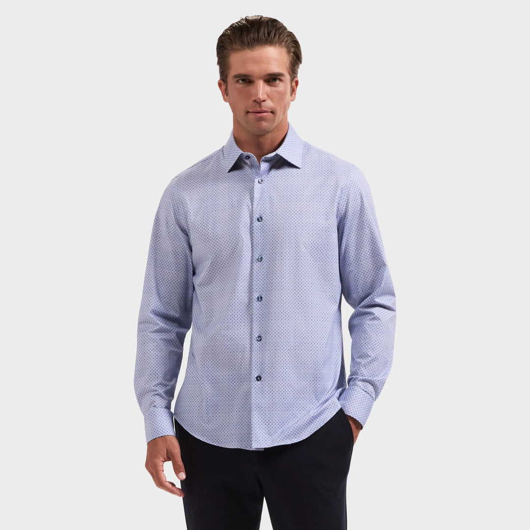JAMES LONGSLEEVE SHIRT (ORCHID) - BUGATCHI