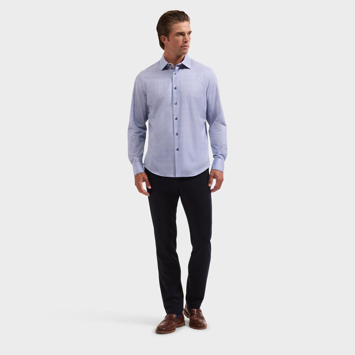 JAMES LONGSLEEVE SHIRT (ORCHID) - BUGATCHI