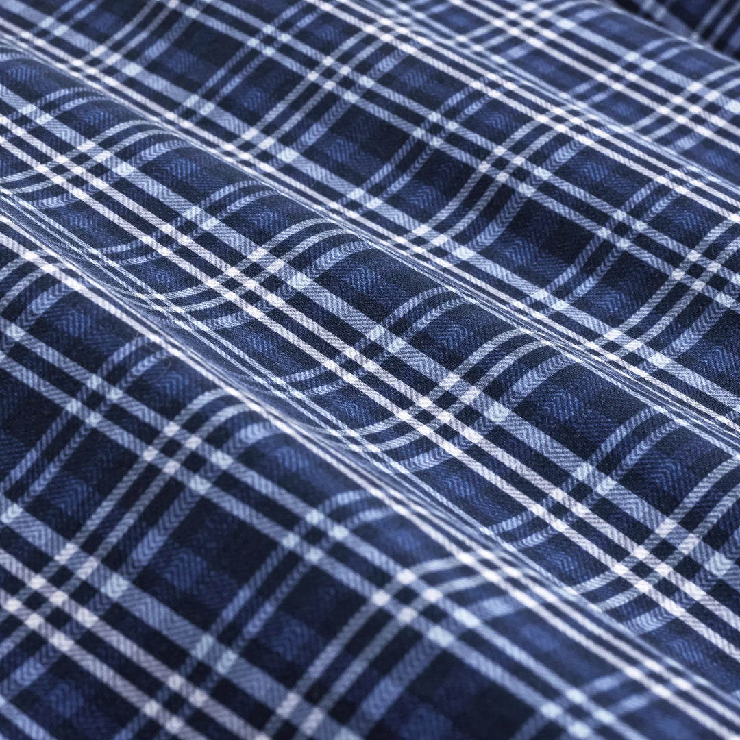 DEVON LONGSLEEVE SHIRT (NAVY) - BUGATCHI