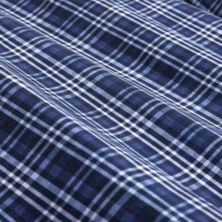 DEVON LONGSLEEVE SHIRT (NAVY) - BUGATCHI