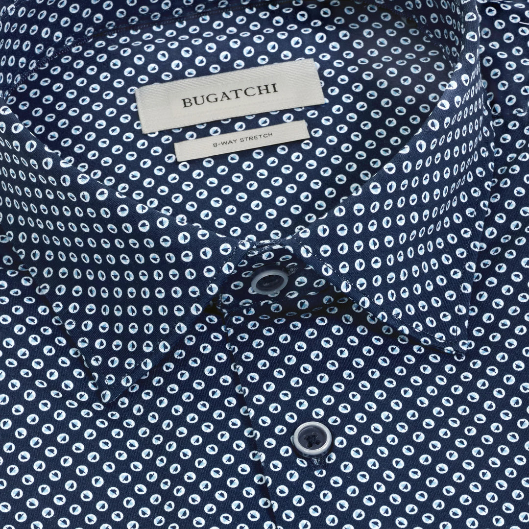 JAMES LONG SLEEVE SHIRT (NAVY) - BLUE INDUSTRY