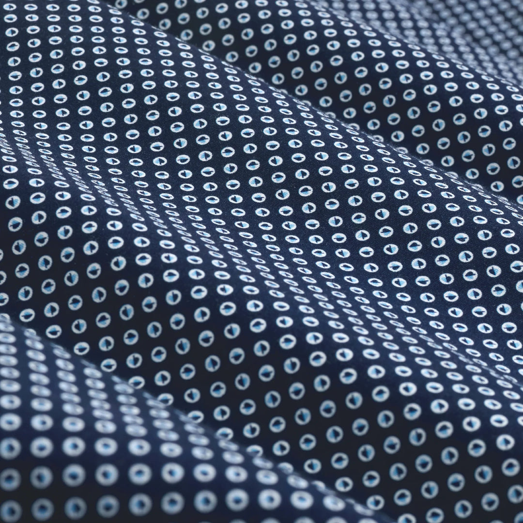 JAMES LONG SLEEVE SHIRT (NAVY) - BLUE INDUSTRY