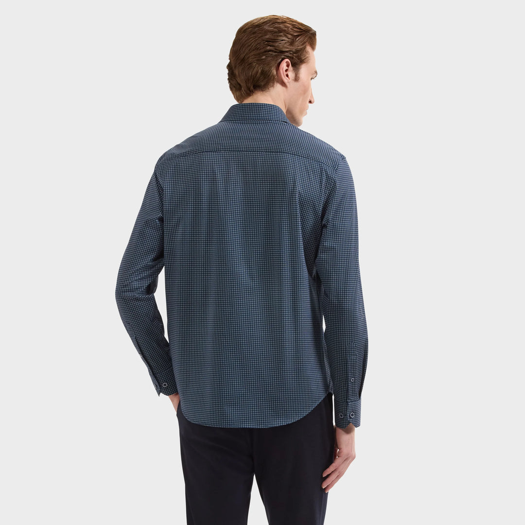 JAMES LONGSLEEVE SHIRT (NAVY) - BUGATCHI
