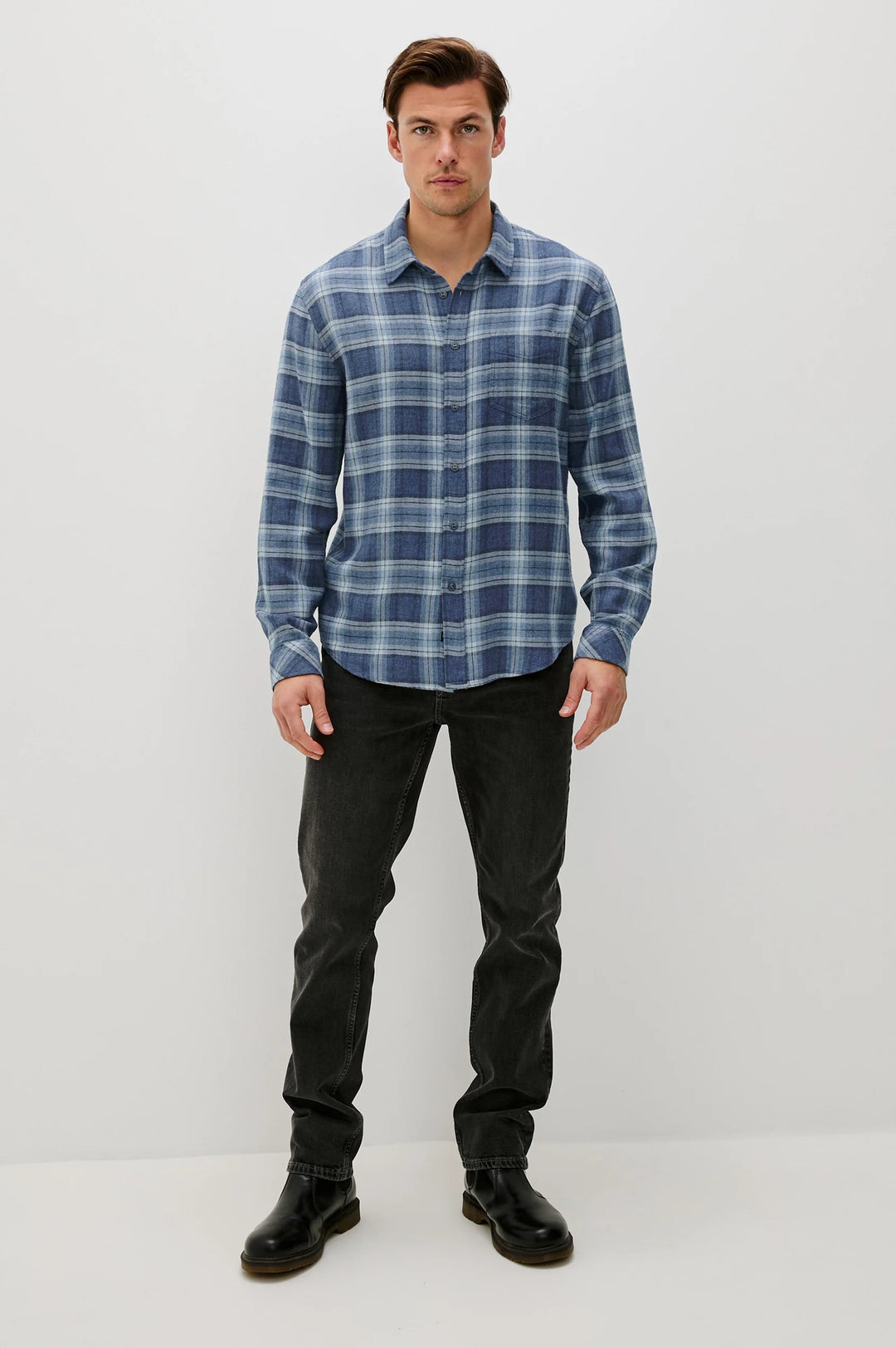 LENNOX SHIRT (INKWELL) - RAILS