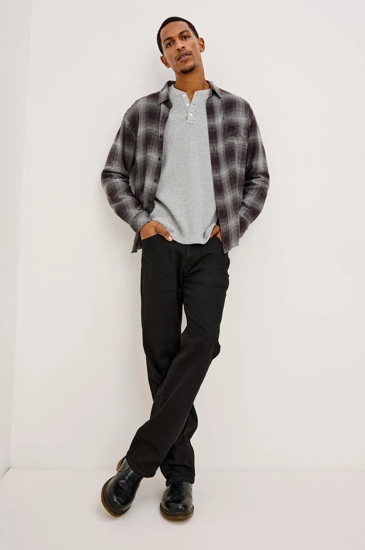 LENNOX SHIRT (SILVER OBSIDIAN) - RAILS