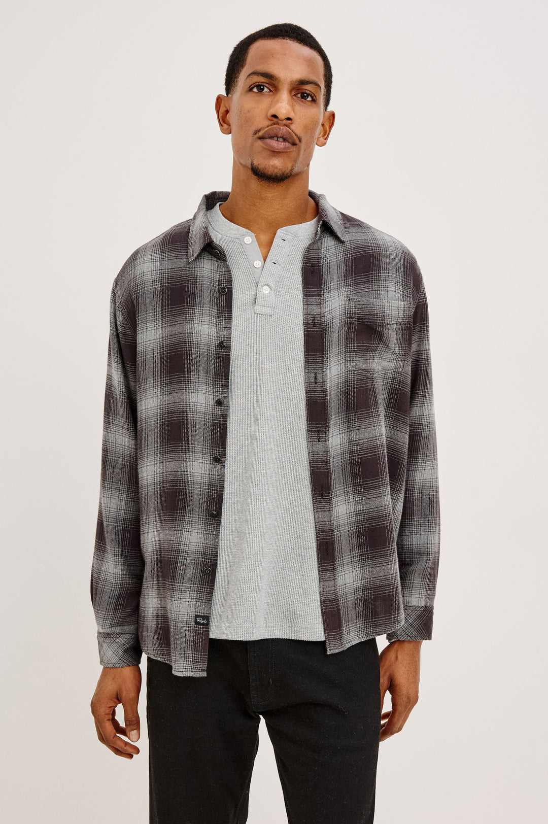 LENNOX SHIRT (SILVER OBSIDIAN) - RAILS