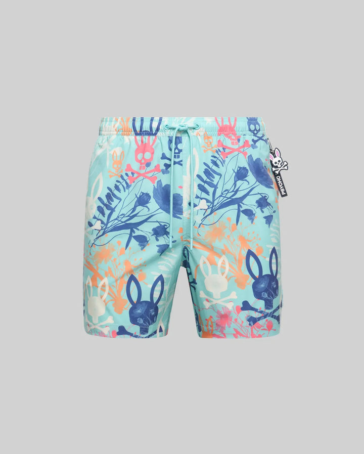 SANTINO SWIM TRUNKS (AQUA) - PSYCHO BUNNY