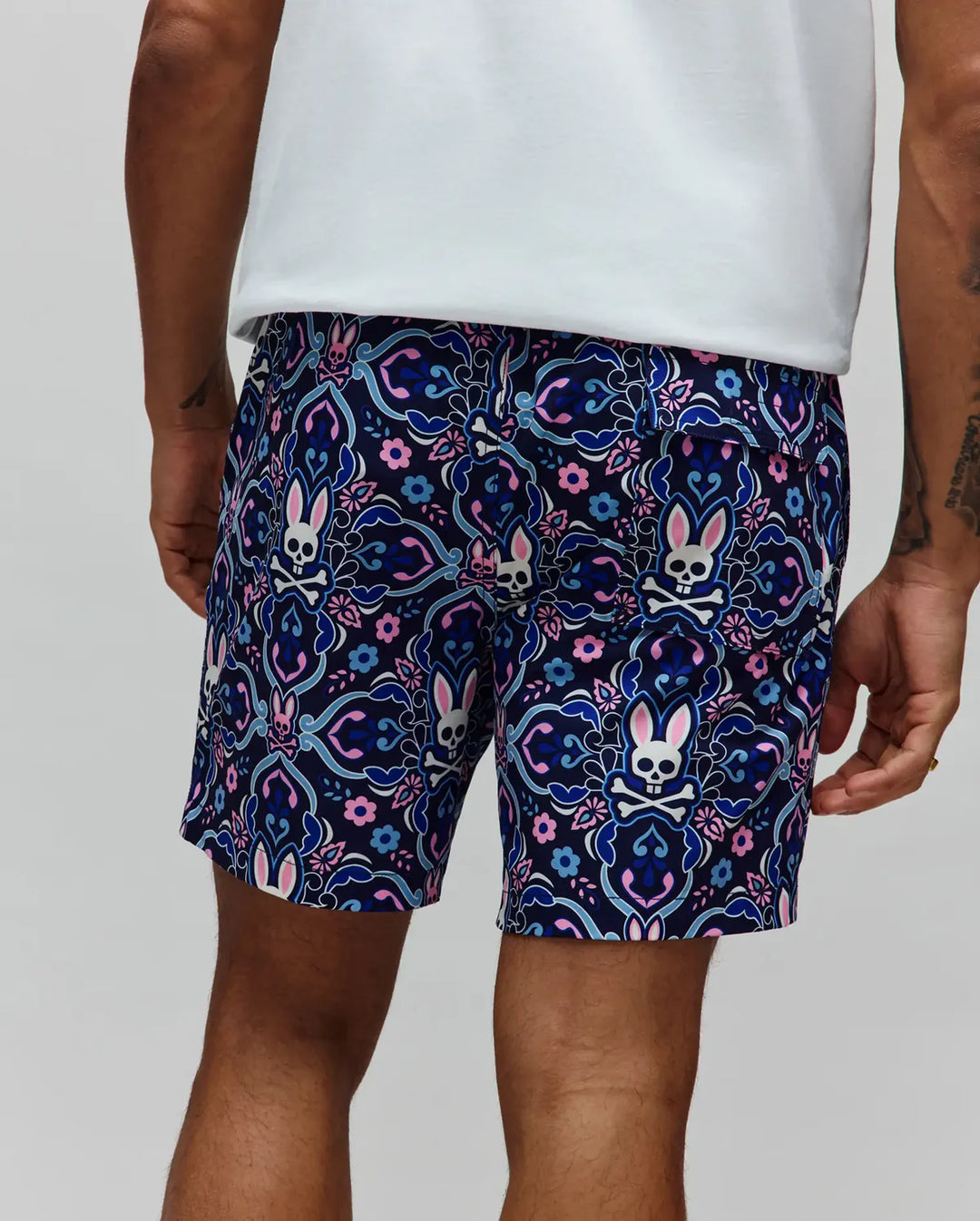LUKE SWIM TRUNKS (BLUE) - PSYCHO BUNNY