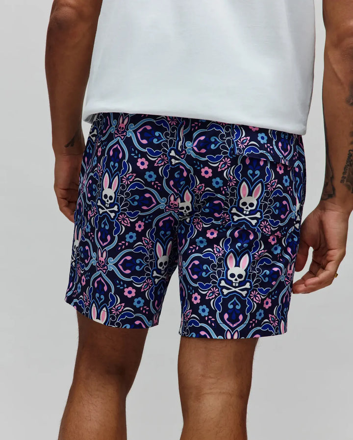 LUKE SWIM TRUNKS (BLUE) - PSYCHO BUNNY