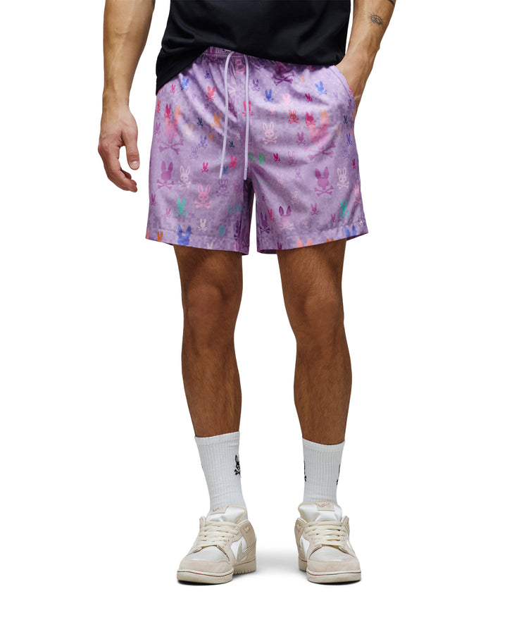 VAN SWIM TRUNKS (LAVENDULA) - PSYCHO BUNNY