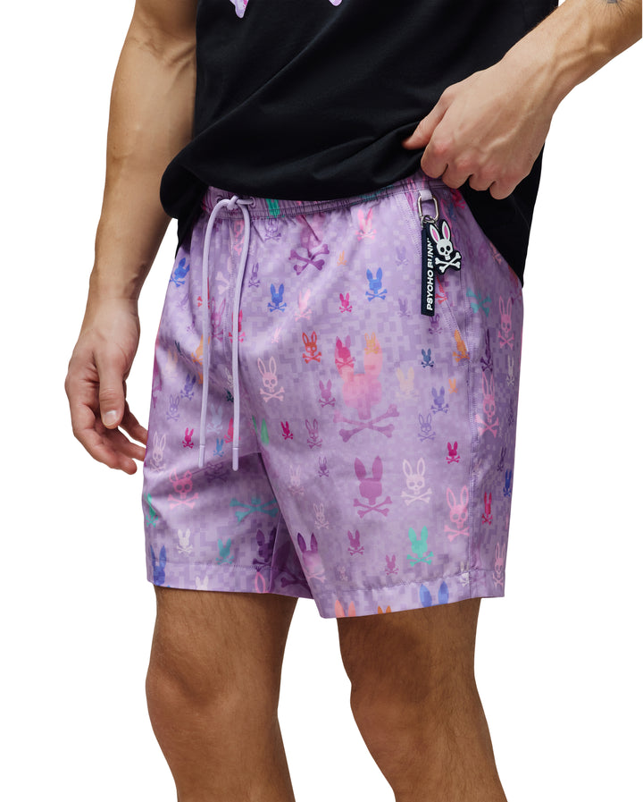 VAN SWIM TRUNKS (LAVENDULA) - PSYCHO BUNNY