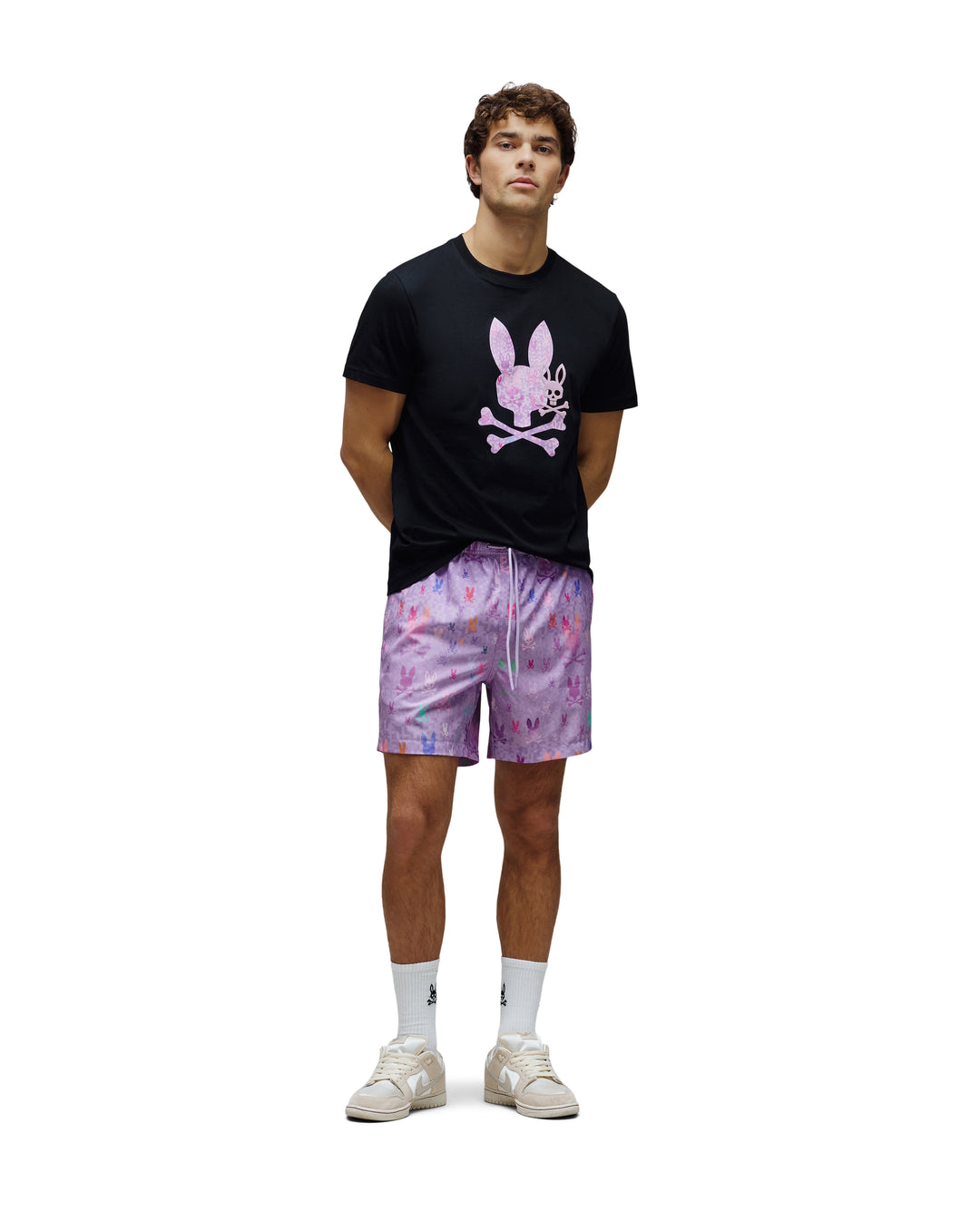 VAN SWIM TRUNKS (LAVENDULA) - PSYCHO BUNNY