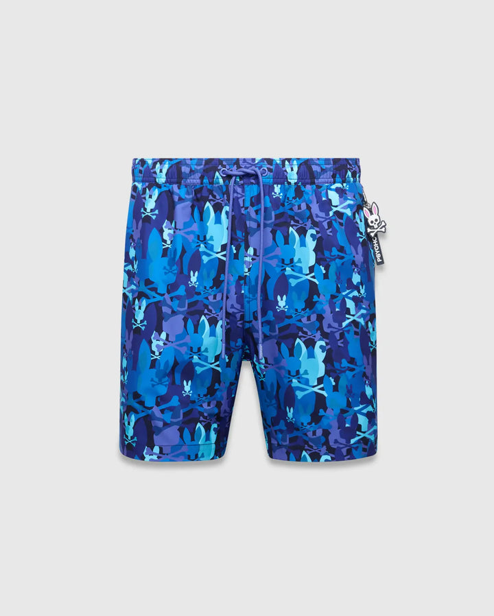 TANNER SWIM TRUNKS (MULTI BLUE) - PSYCHO BUNNY