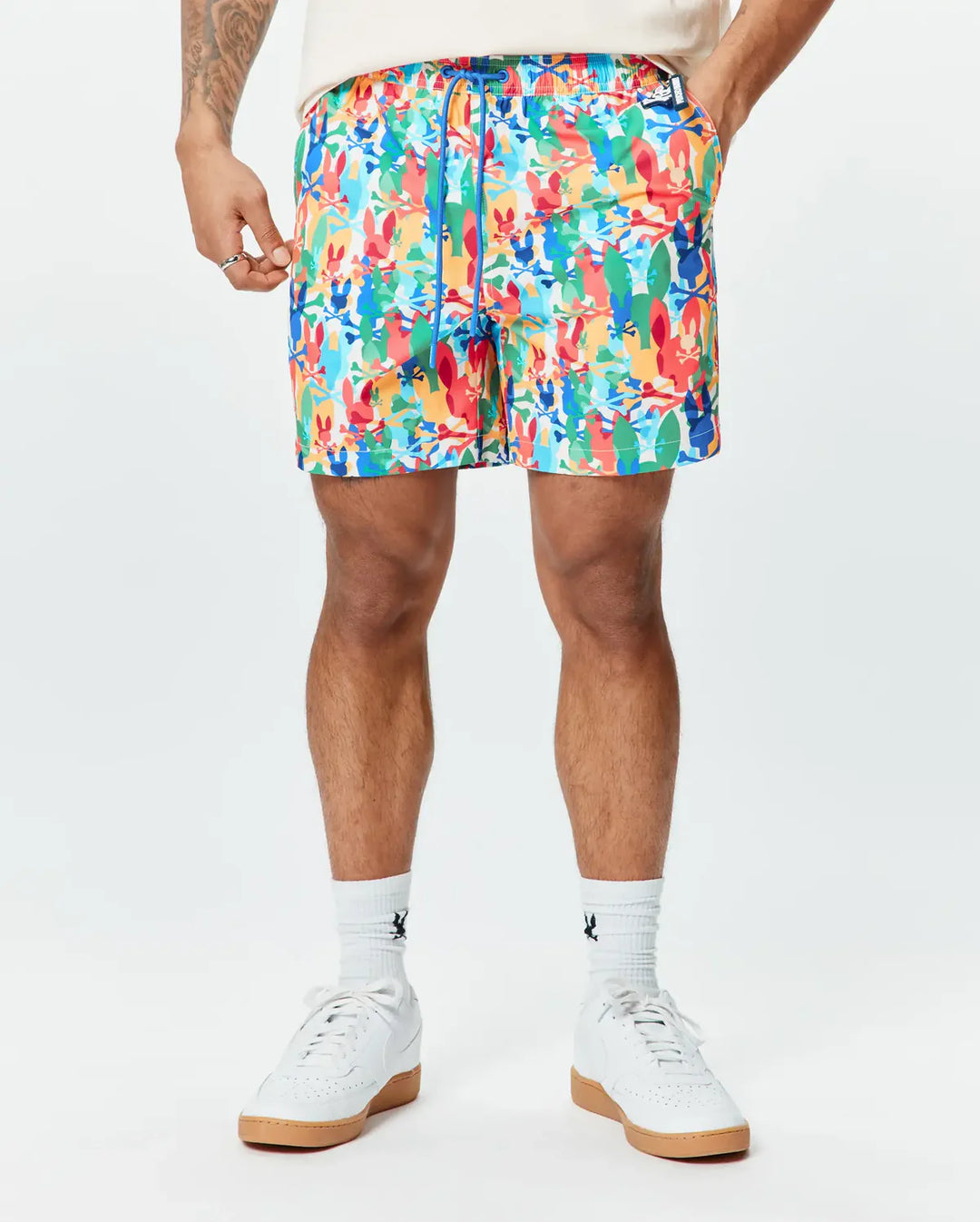 TANNER SWIM TRUNKS (MULTI COLOUR) - PSYCHO BUNNY