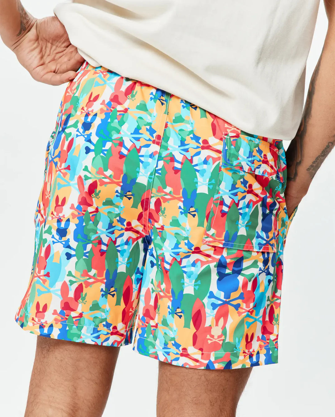 TANNER SWIM TRUNKS (MULTI COLOUR) - PSYCHO BUNNY