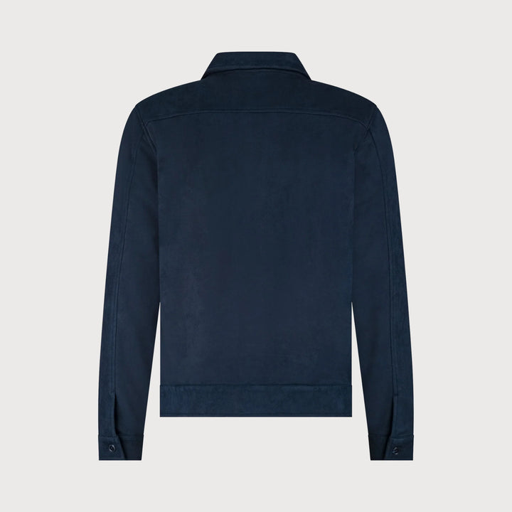 MILANO SUEDE SHACKET (NAVY) - BLUE INDUSTRY