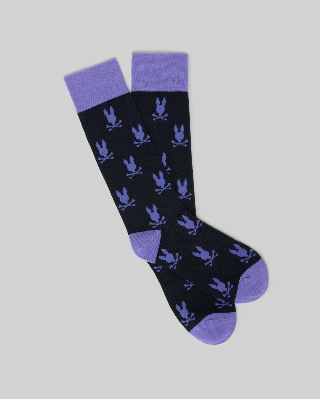 ALL OVER BUNNY DRESS SOCK (NAVY) - PSYCHO BUNNY