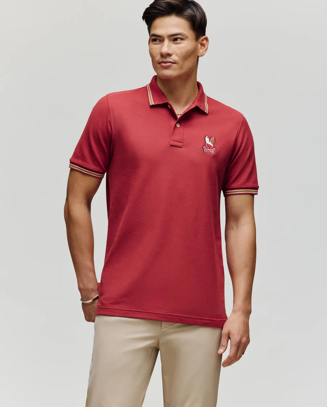 DANTE PIQUE POLO (GARNET) - PSYCHO BUNNY