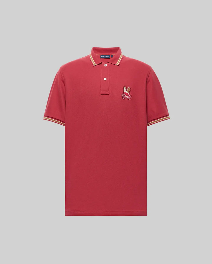 DANTE PIQUE POLO (GARNET) - PSYCHO BUNNY